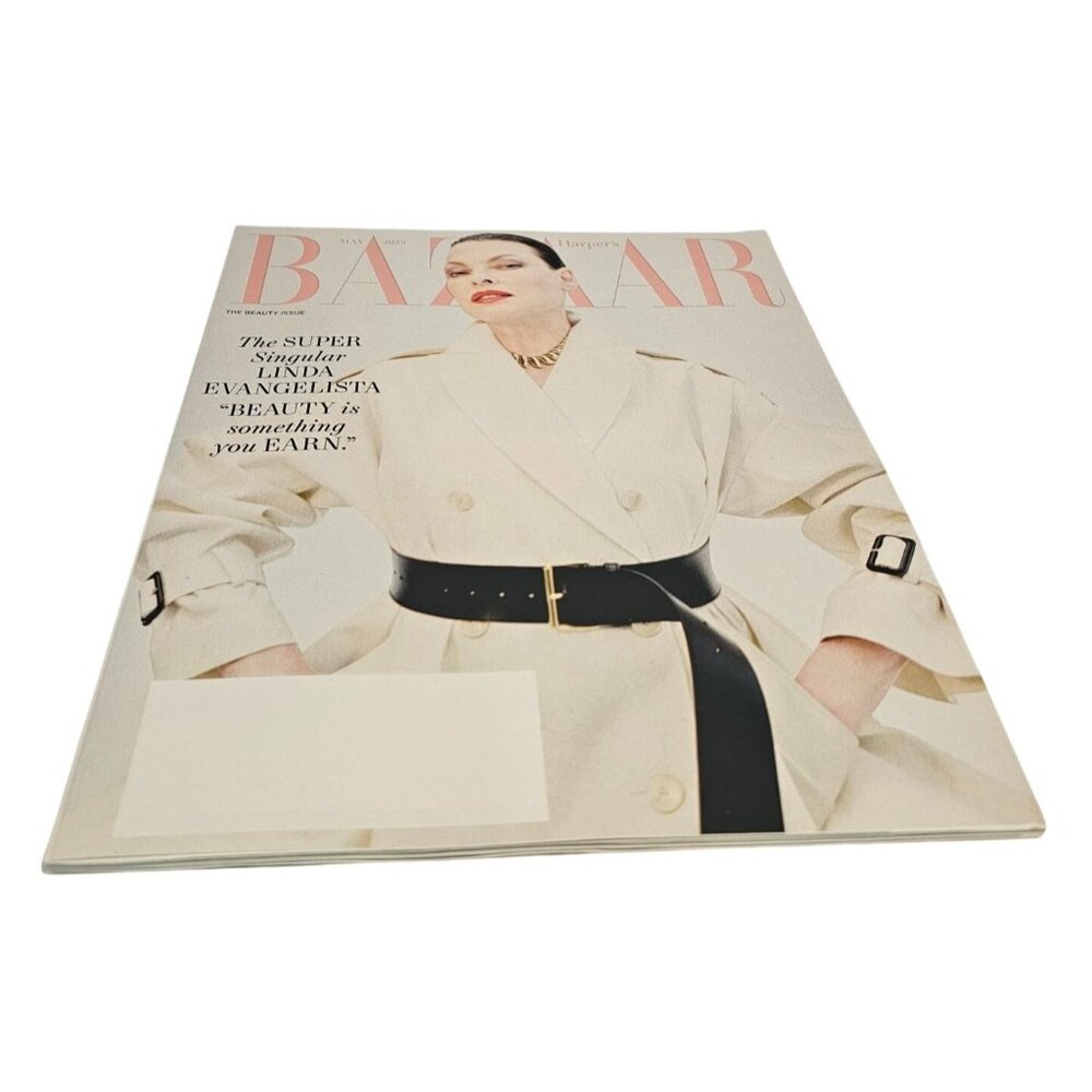 Harpers Bazaar Magazine May 2025 Linda Evangelista Cover Beauty Issue LIKE NEW